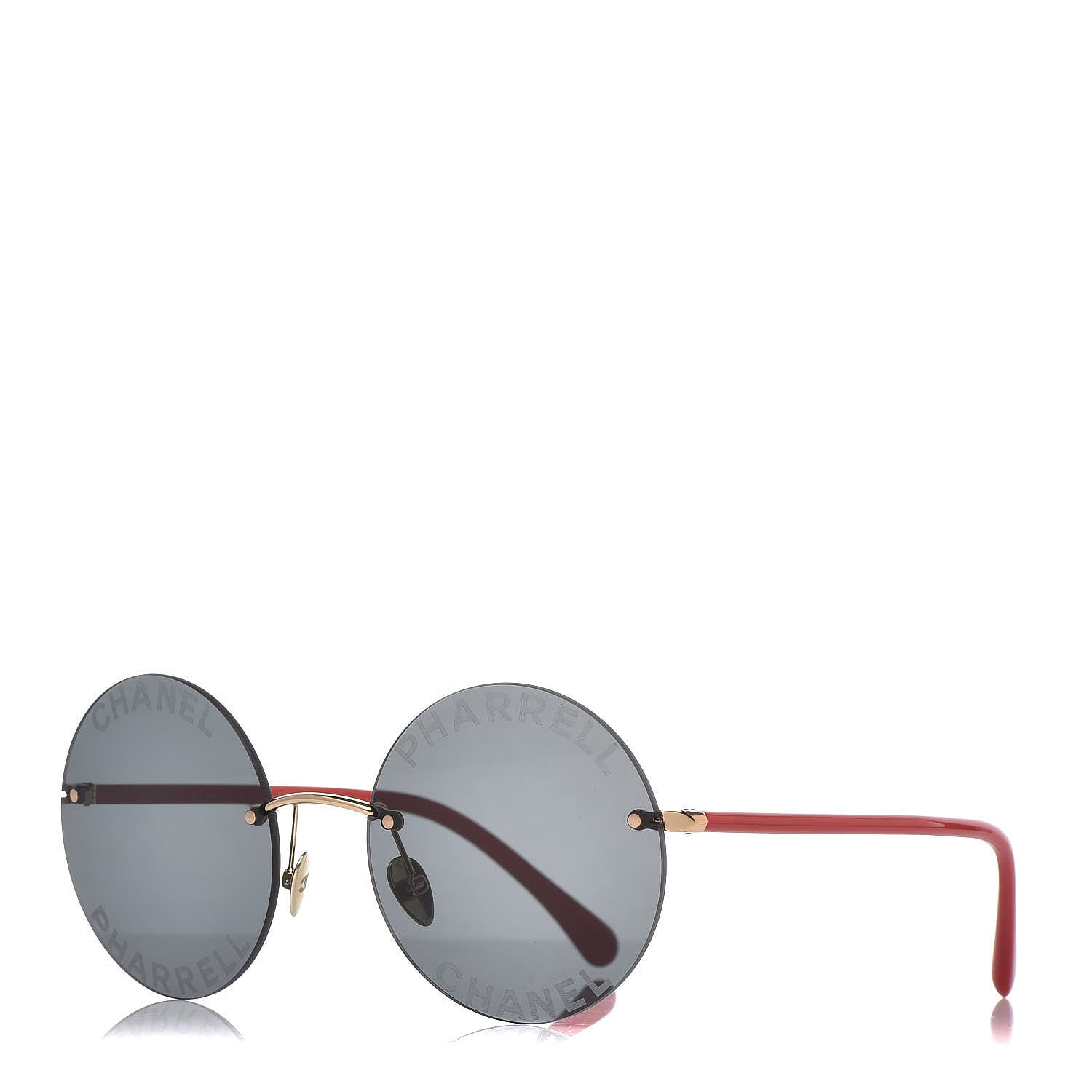 Chanel x Pharrell Williams Round Sunglasses Rouge 1 of 7