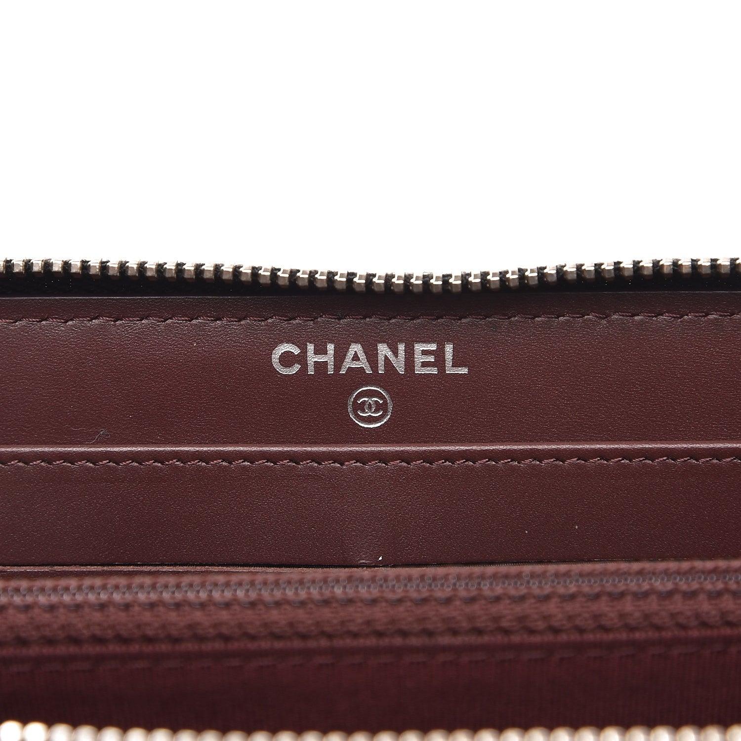 Chanel Caviar Quilted Large Gusset Zip Around Wallet Black 6 of 8