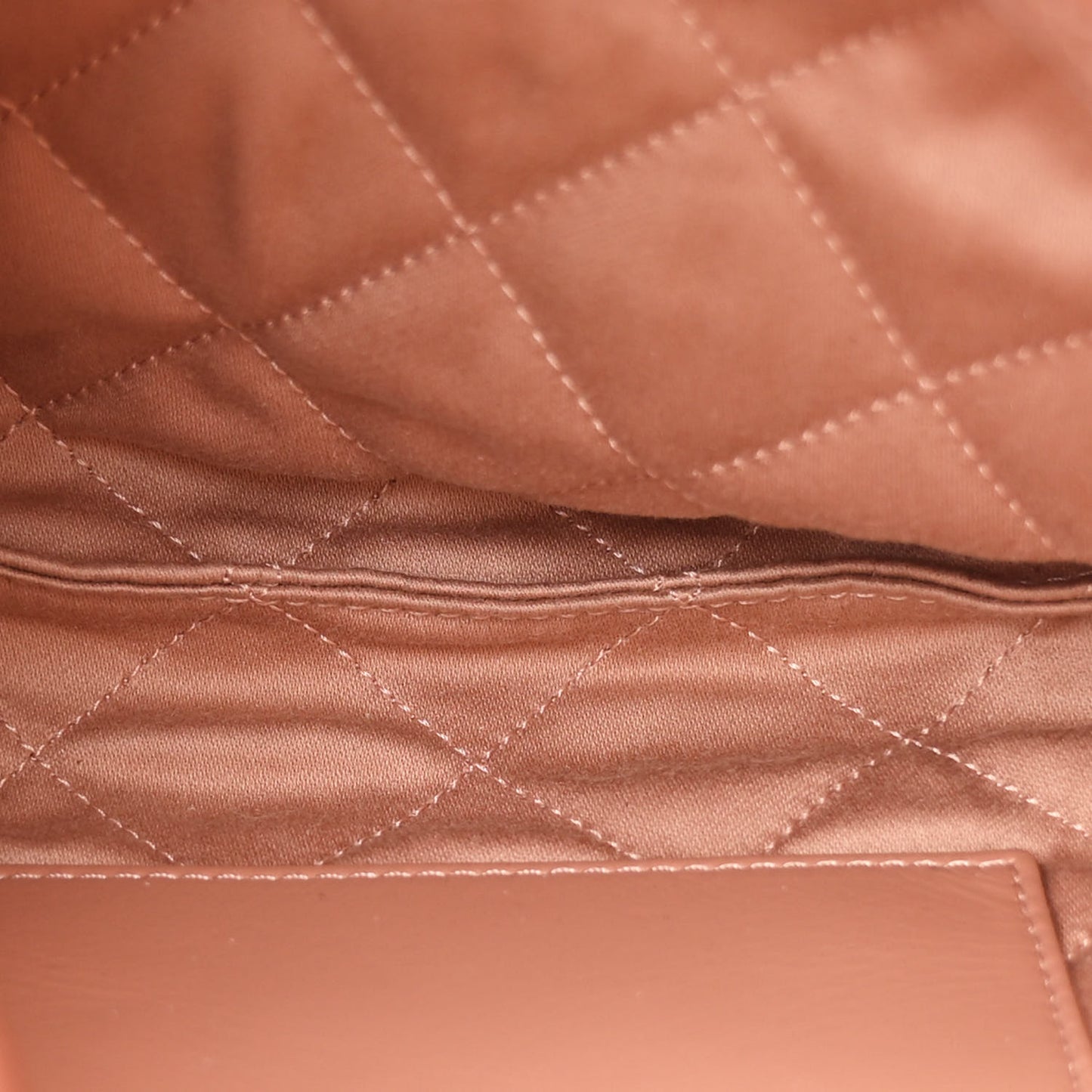 Metallic Calfskin Quilted Mini Chanel 22 Copper