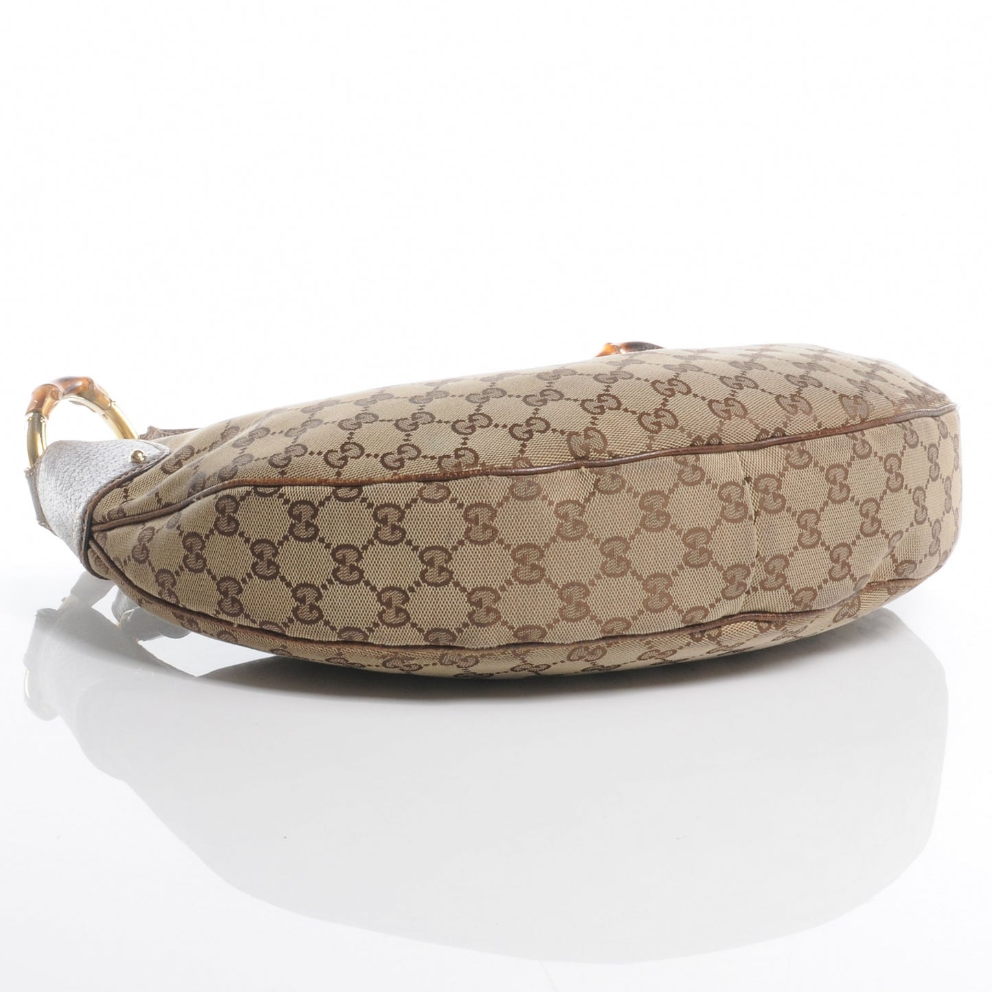 Monogram Web Bamboo Ring Hobo Brown