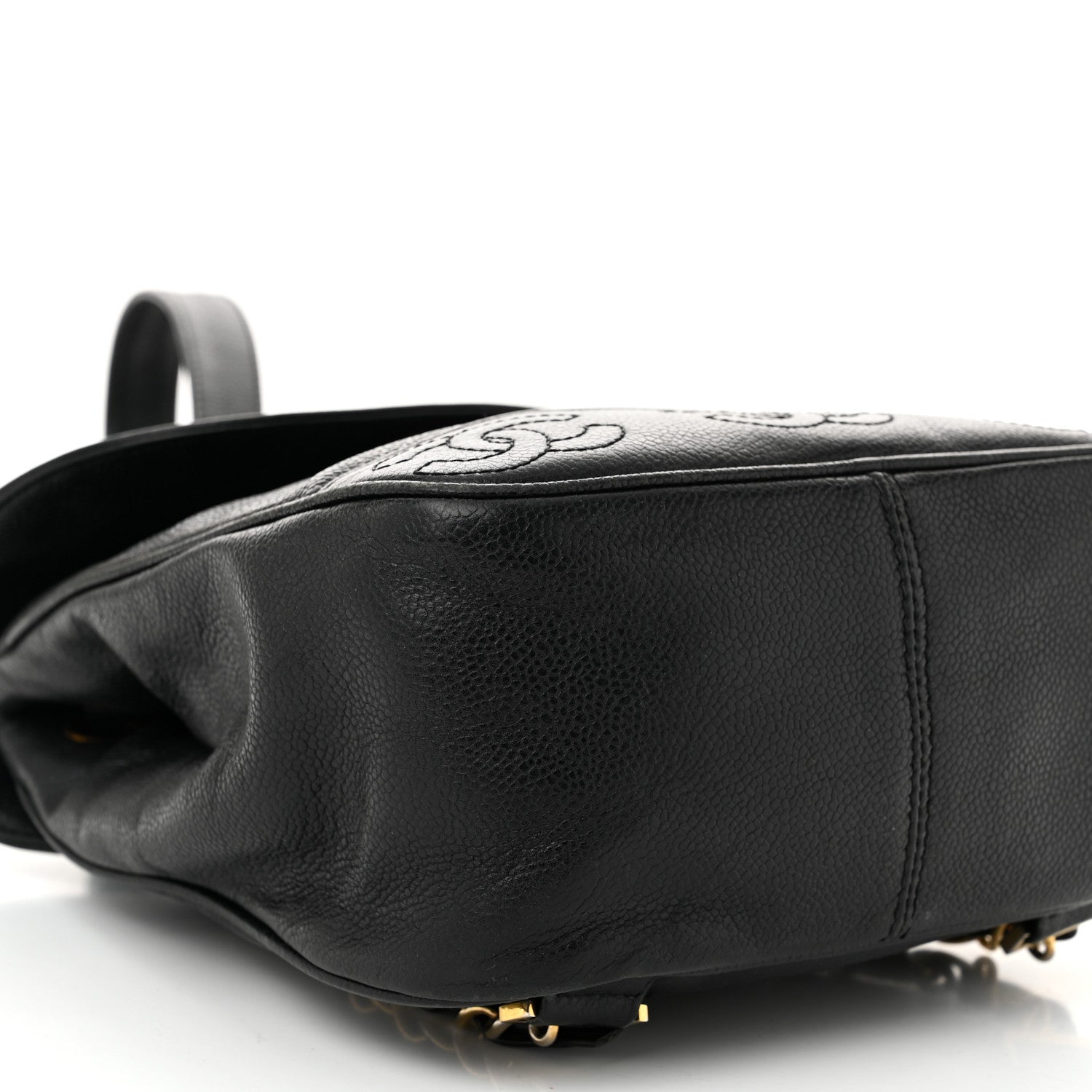 Chanel Caviar CC Backpack Black 9 of 13