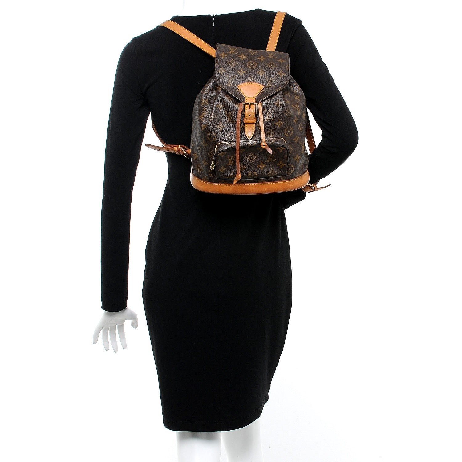 Louis Vuitton Monogram Montsouris MM Backpack 2 of 9