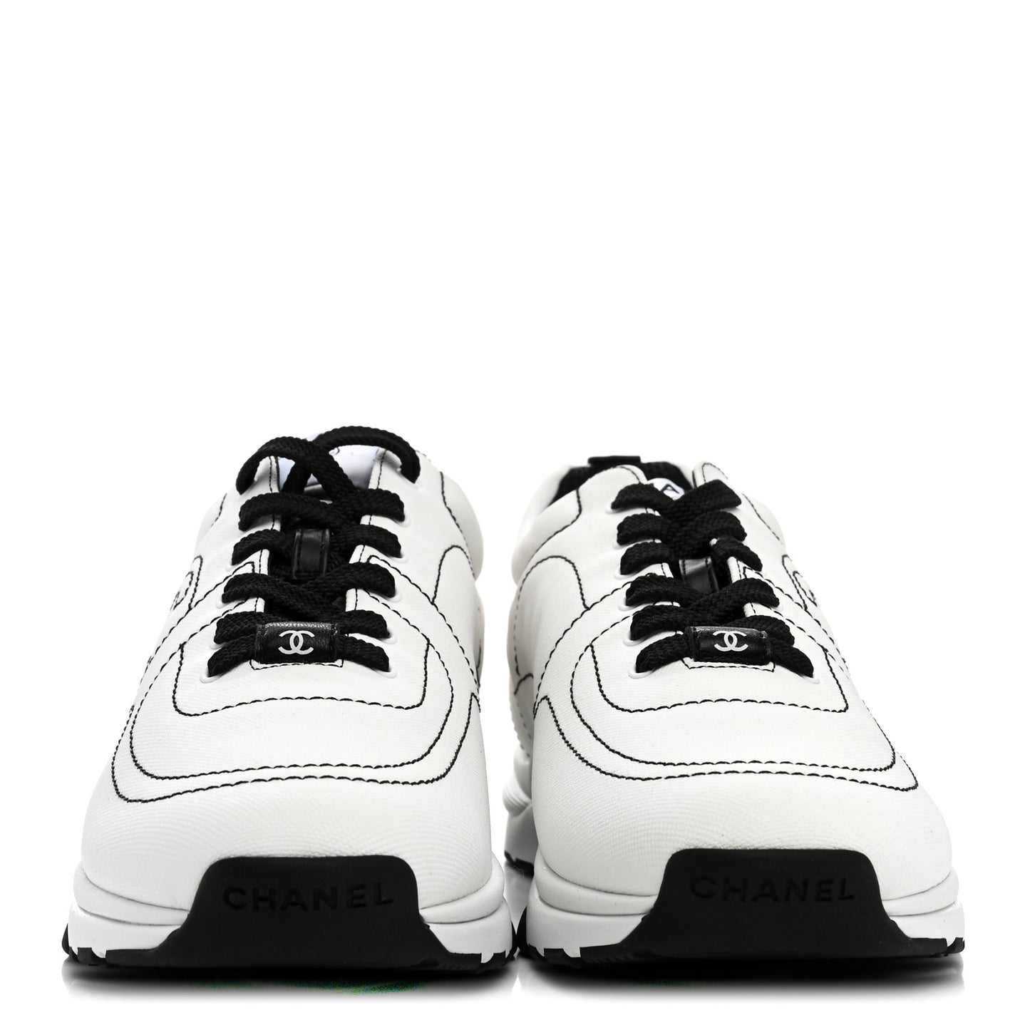 Cotton Womens CC Sneakers 41 White Black