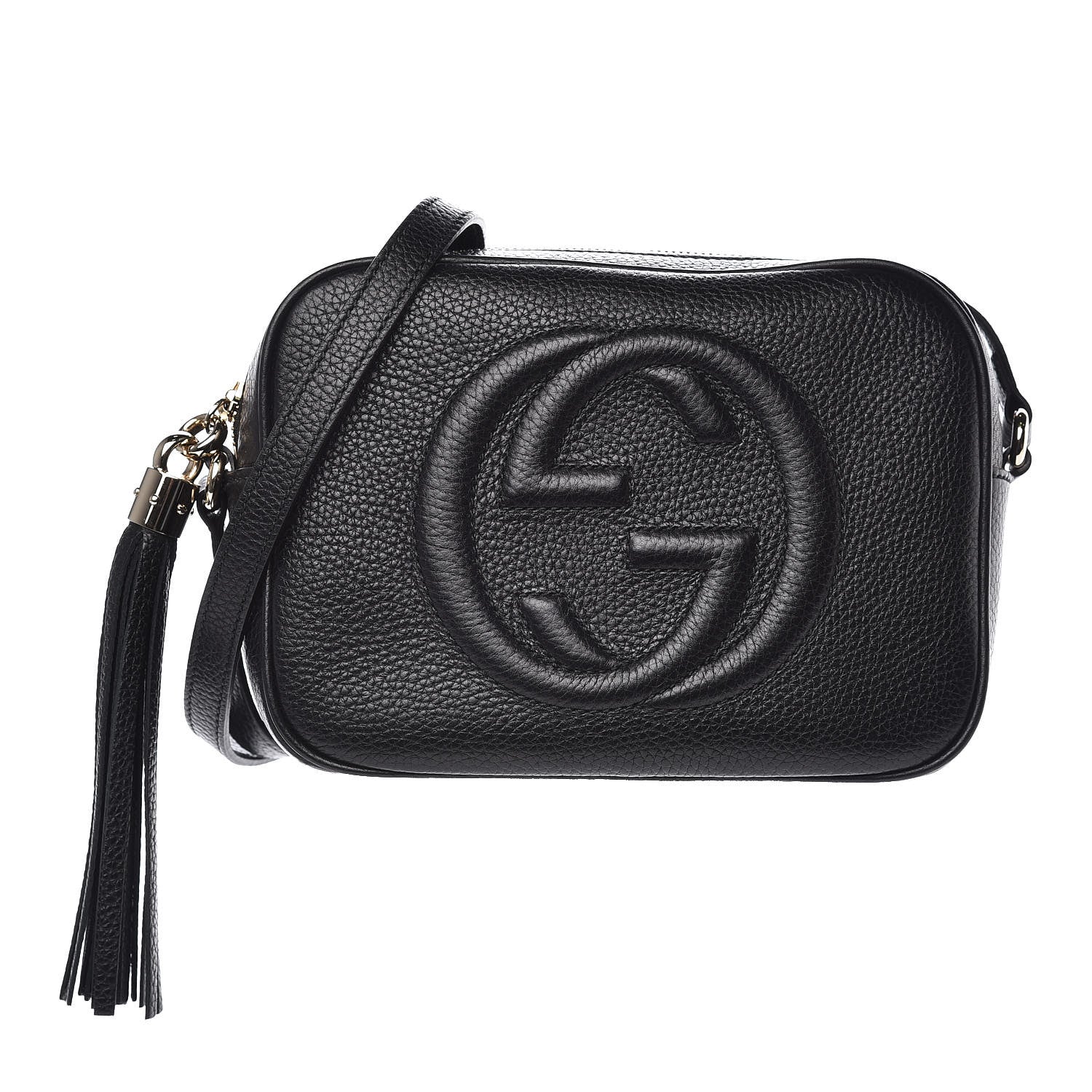 Gucci Pebbled Calfskin Small Soho Disco Bag Black 1 of 9