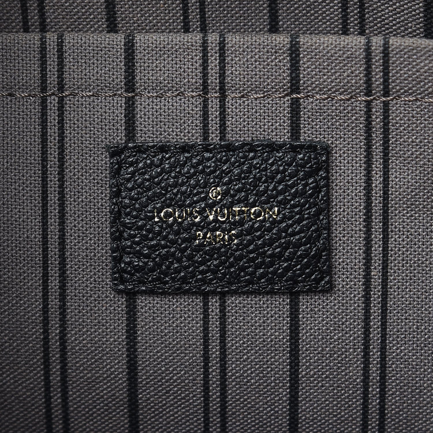 Louis Vuitton Empreinte Montaigne GM Black 6 of 10