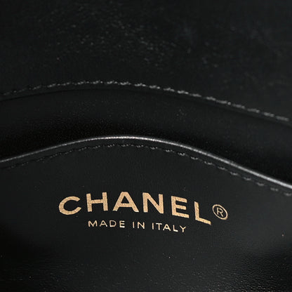 Chanel Shiny Lambskin Small Chain Is More Flap Black 6 of 10