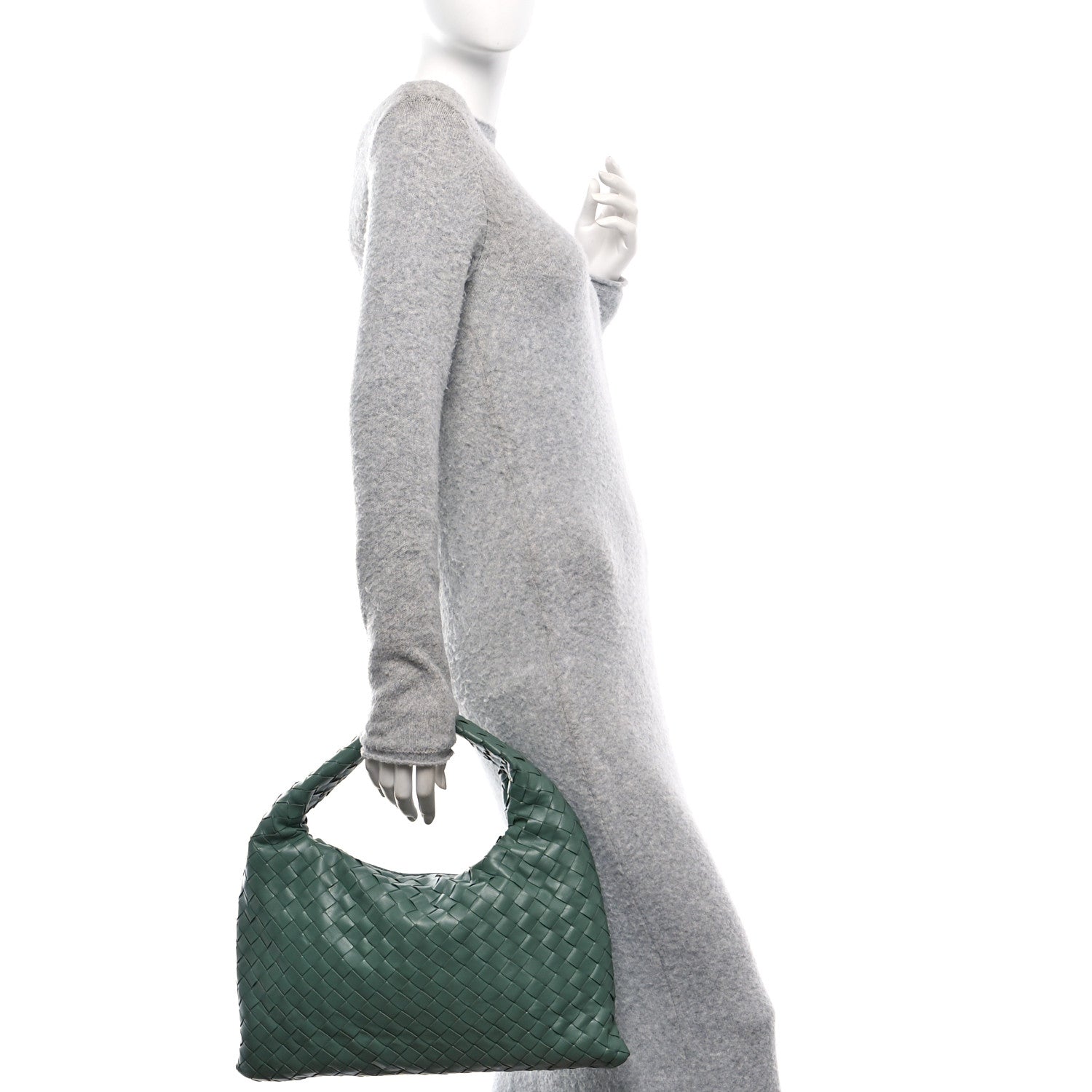 Bottega Veneta Nappa Intrecciato Small Hop Aloe 2 of 9