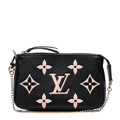 Louis Vuitton Empreinte Monogram Giant Mini Pochette Accessories Black 1 of 5