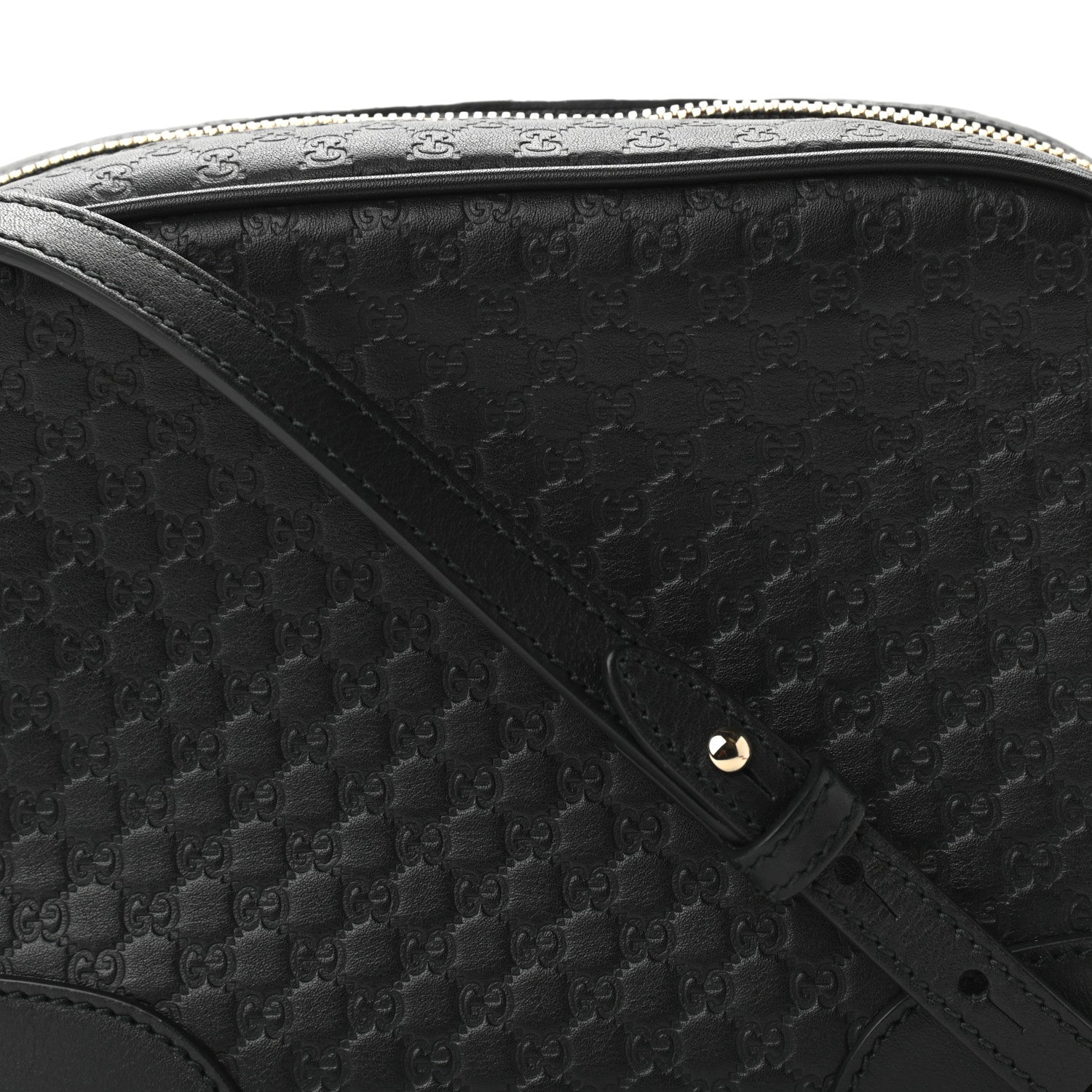 Gucci Microguccissima Mini Bree Messenger Bag Black 8 of 10