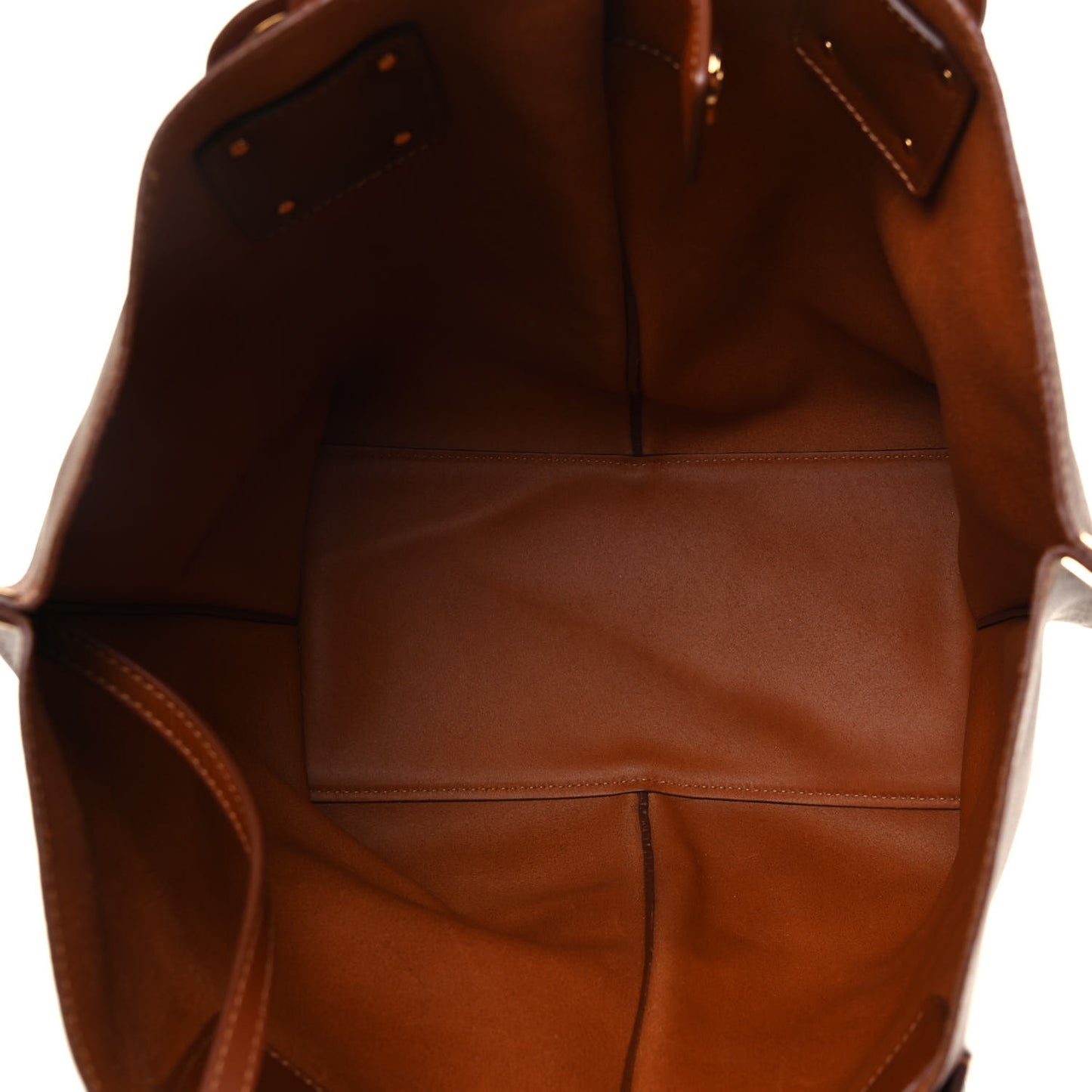 Smooth Calfskin Medium Vick Tote Caramel