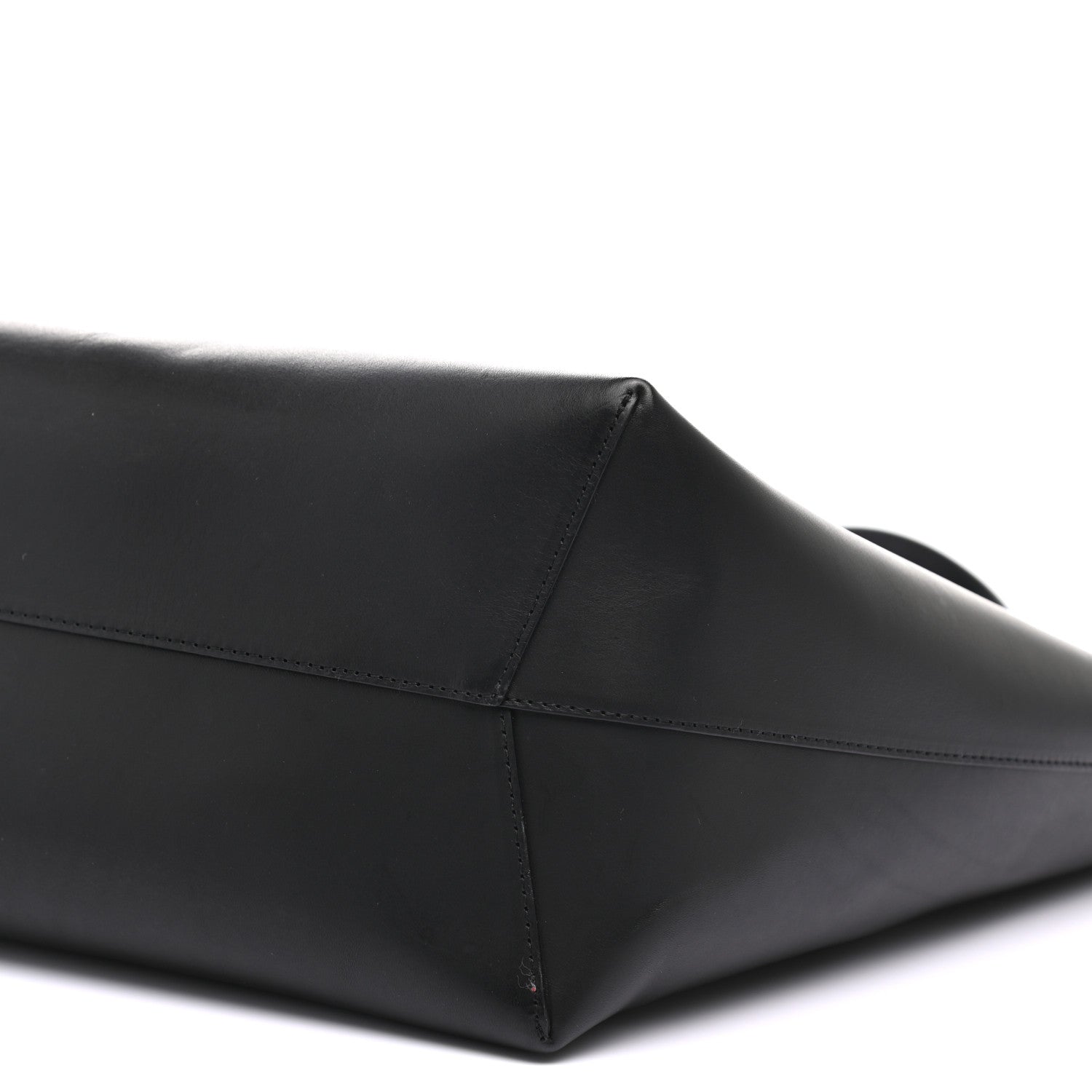 Mansur Gavriel Calfskin Small Shopping Tote Black Flamma 8 of 8