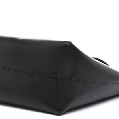Mansur Gavriel Calfskin Small Shopping Tote Black Flamma 8 of 8