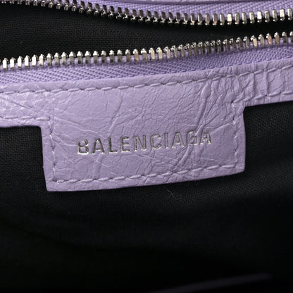 Balenciaga Agneau Arena Le Cagole Bucket Bag XS Lilac 7 of 11