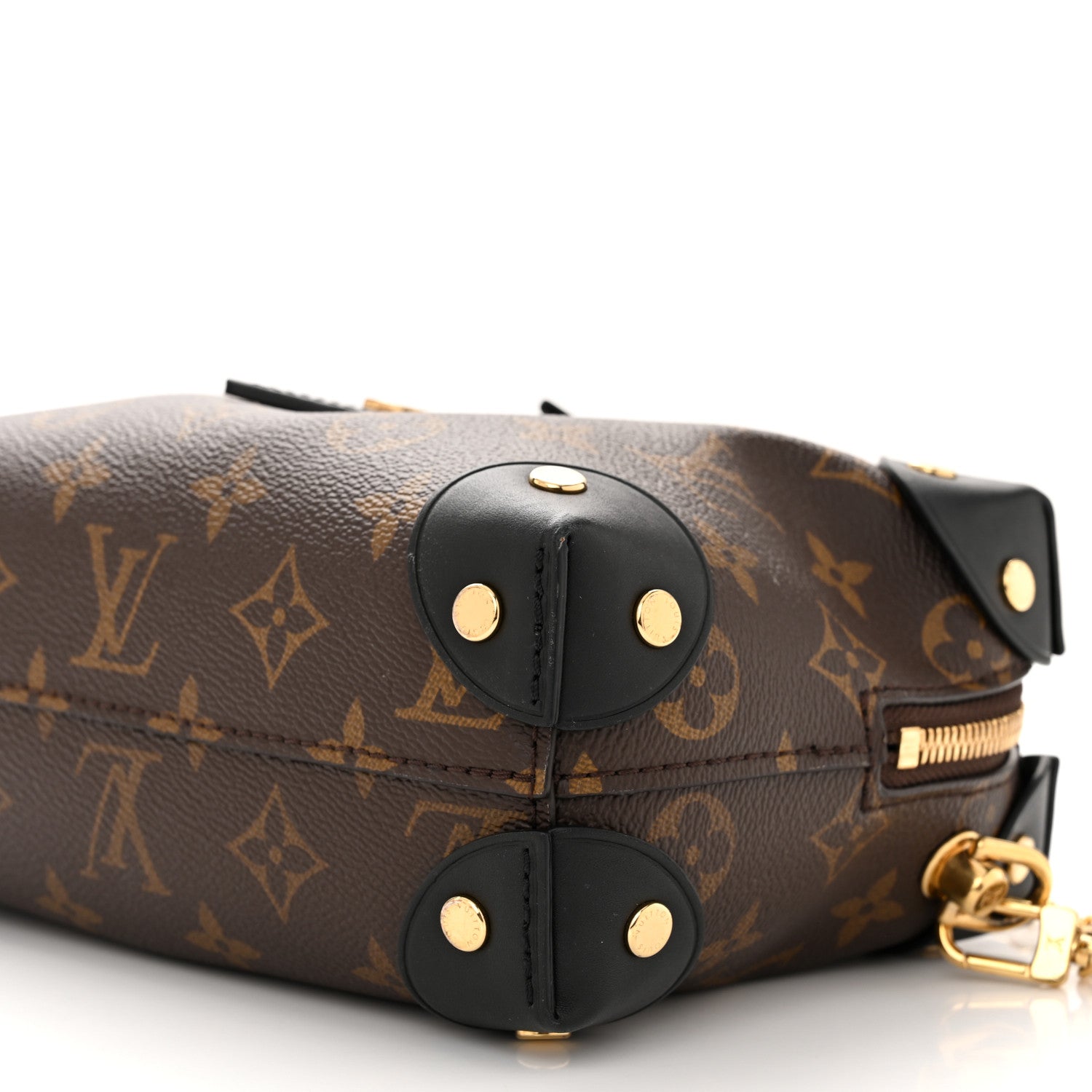 Louis Vuitton Monogram Petite Malle Souple Black 10 of 11