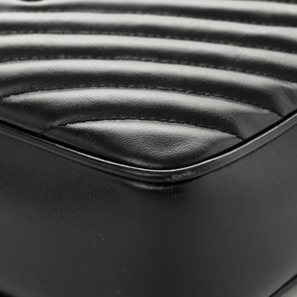 Saint Laurent Calfskin Matelasse Monogram Lou Camera Bag Black 11 of 11