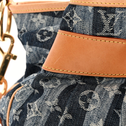 Louis Vuitton Denim Raye Cabas GM 16 of 17