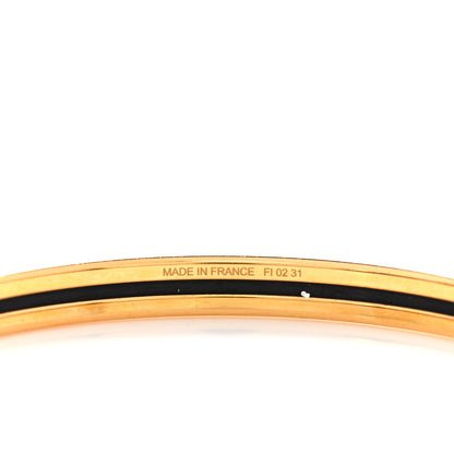 Hermes Enamel Printed Extra Narrow Printed Bracelet 65 5 of 5