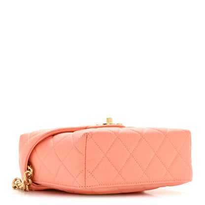 Chanel Caviar Quilted Handy Box Vanity Case Orange 4 of 11