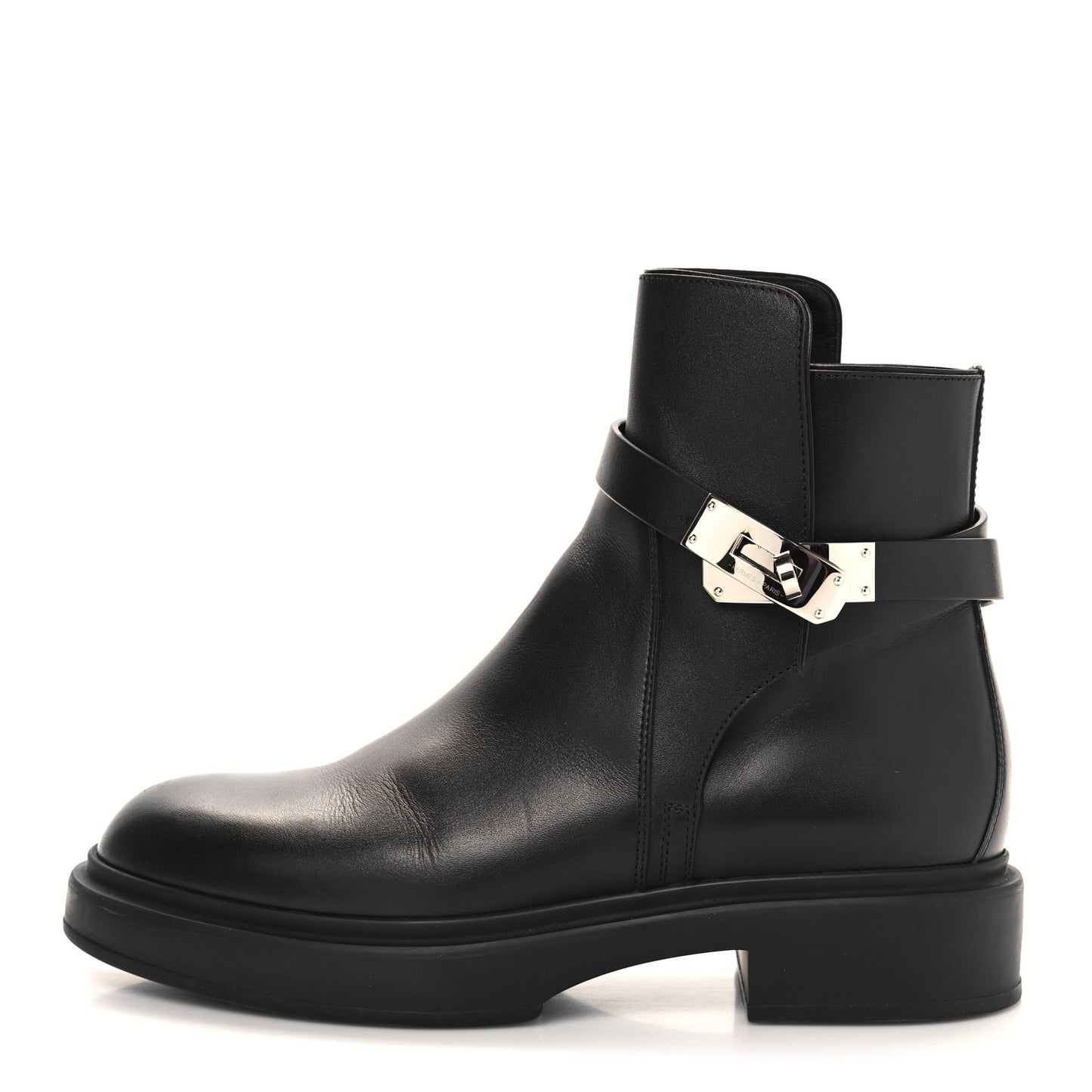 Calfskin Veo Ankle Boots 37.5 Black