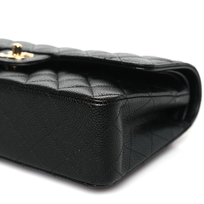 Chanel Caviar Quilted Medium Double Flap Black 8 of 9