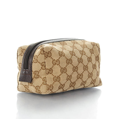 Gucci Monogram Large Cosmetic Case Brown 3 of 7