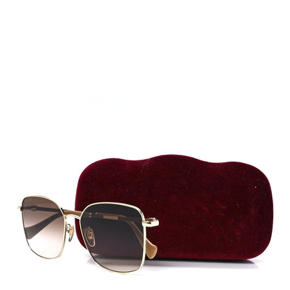 Gucci Square Frame GG1146SK Sunglasses Gold 8 of 8