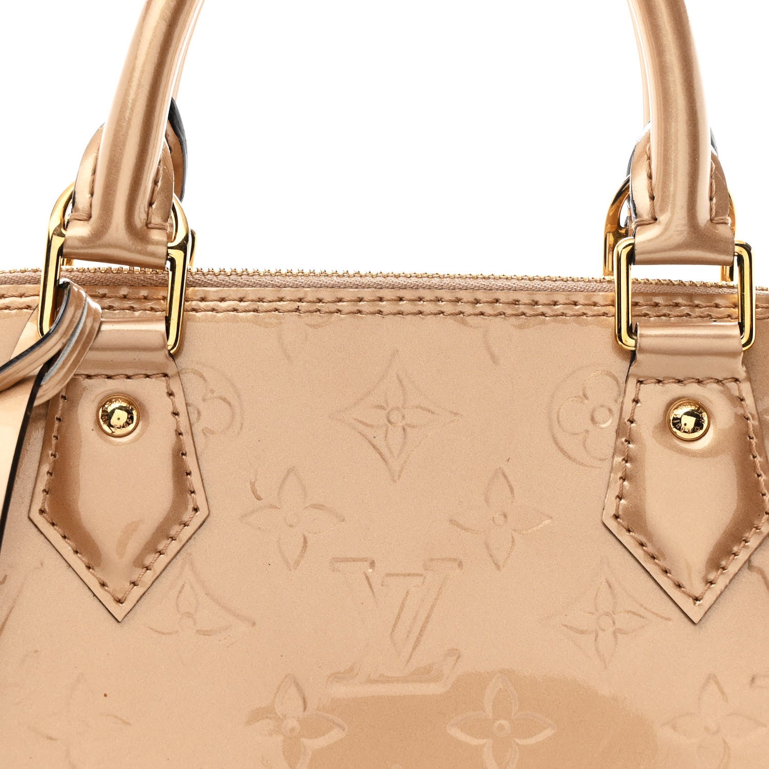 Louis Vuitton Vernis Alma PM Beige Poudre 9 of 12