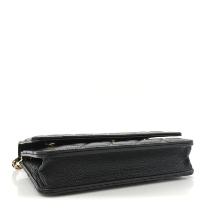 Chanel Caviar Quilted Wallet on Chain WOC Black 4 of 11