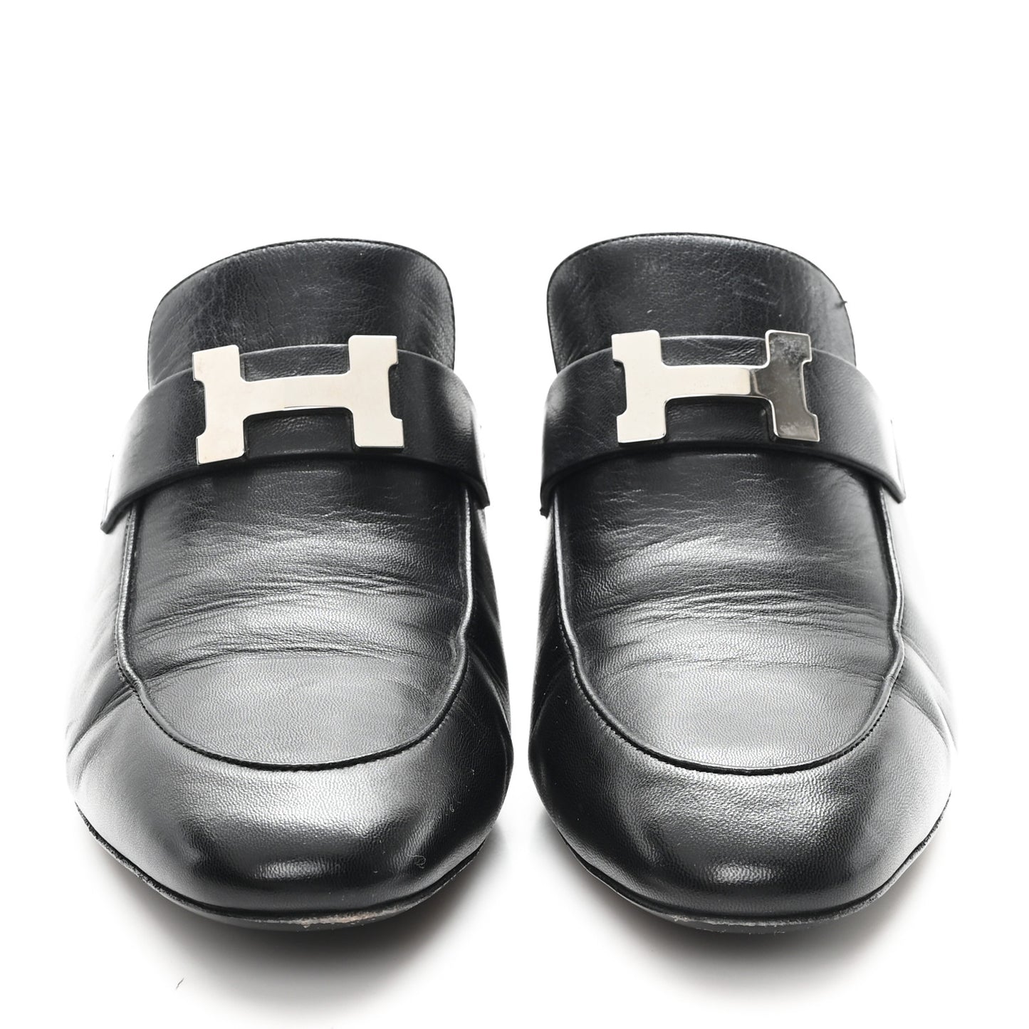 Goatskin Paradis Mules 37.5 Black