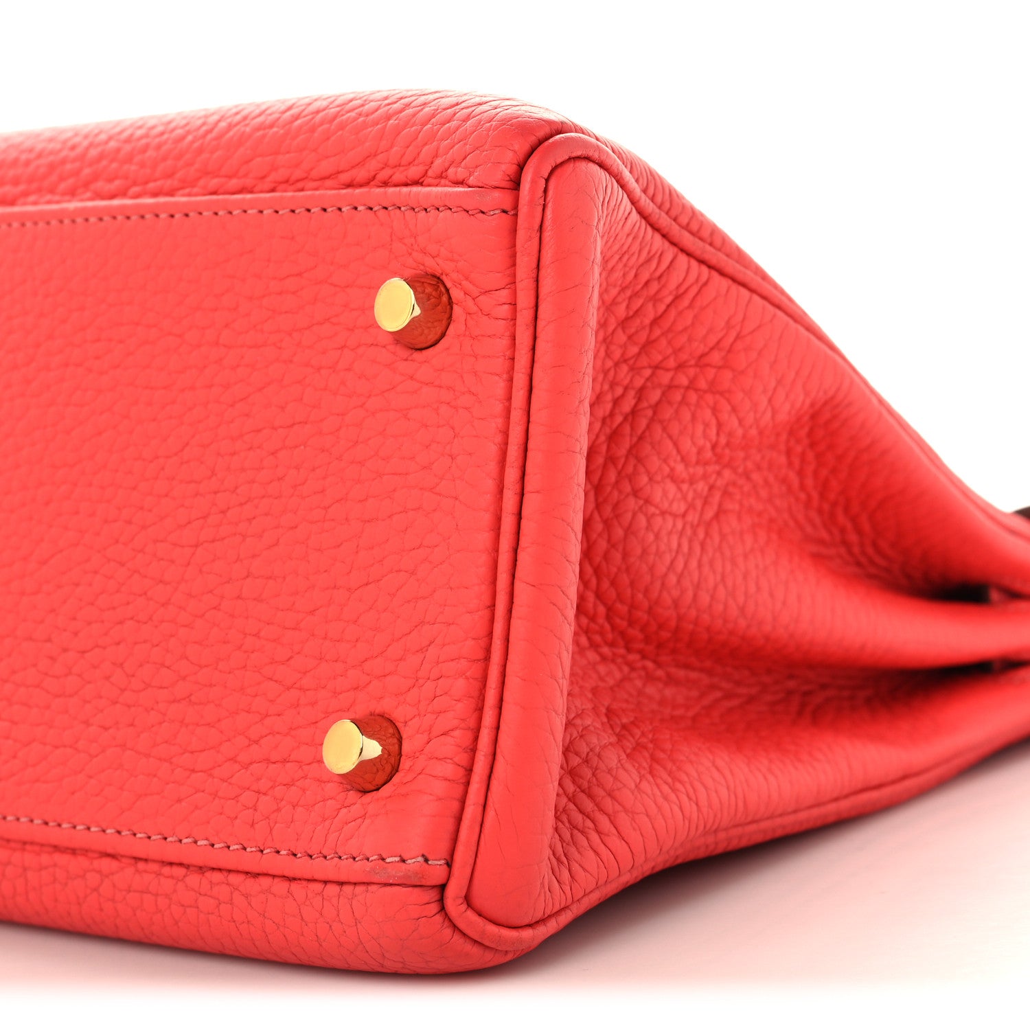Hermes Togo Kelly Retourne 28 Rouge Pivoine 10 of 14