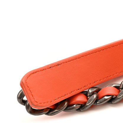 Chanel Goatskin Quilted Medium Chanel 19 Flap Orange 12 of 12