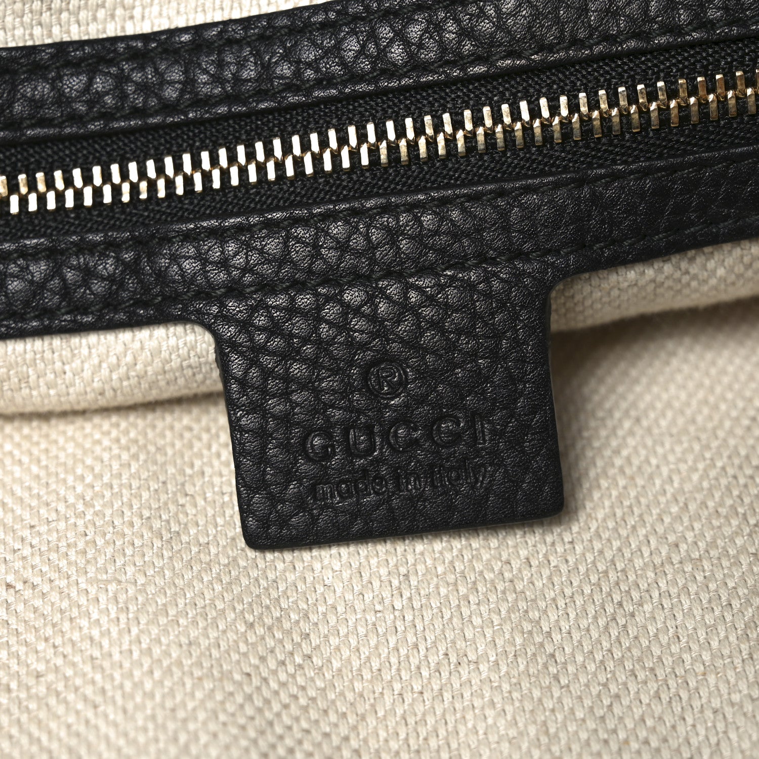 Gucci Pebbled Calfskin Large Soho Hobo Black 6 of 11