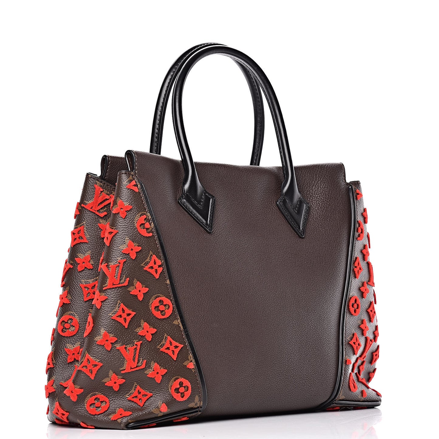 Veau Cachemire Tote W PM Chocolate