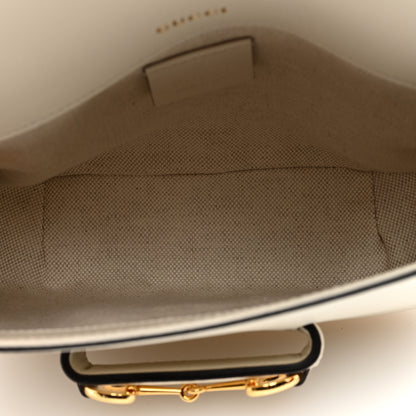 Gucci Azalea Calfskin Web Mini Horsebit 1955 Shoulder Bag Mystic White 5 of 10
