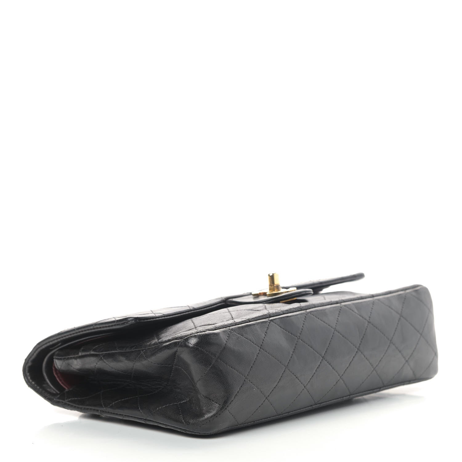 Chanel Lambskin Quilted Medium Double Flap Black 4 of 16