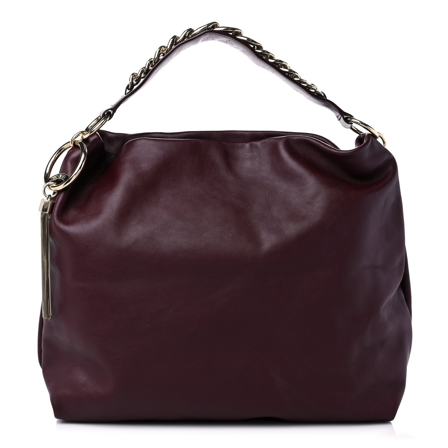 Smooth Calfskin Callie Hobo Bag Burgundy