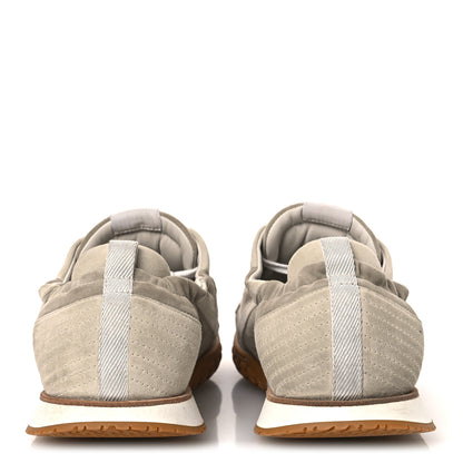 Hermes Suede Goatskin Mens Jet Sneakers 43 Beige Esquisse Glaise 6 of 14