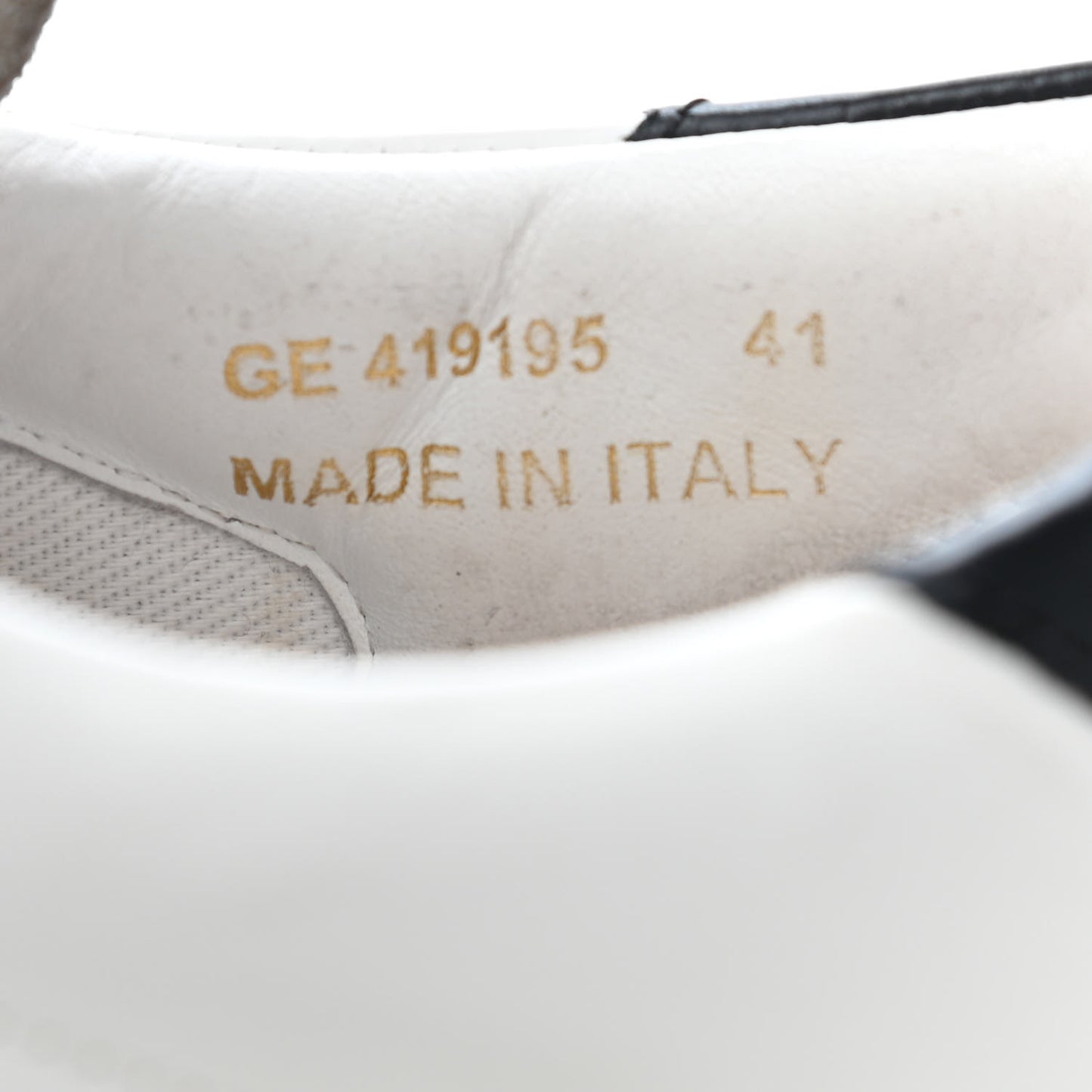 Calfskin Mens Alpha 36 Sneakers 41 White