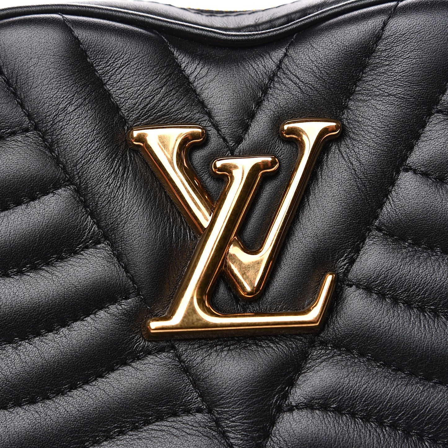 Calfskin New Wave Heart Bag Black
