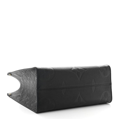 Louis Vuitton Empreinte Monogram Giant OnTheGo MM Black 4 of 10