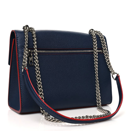 Louis Vuitton Soft Calfskin Mylockme Chain Bag BB Marine Rouge 3 of 11