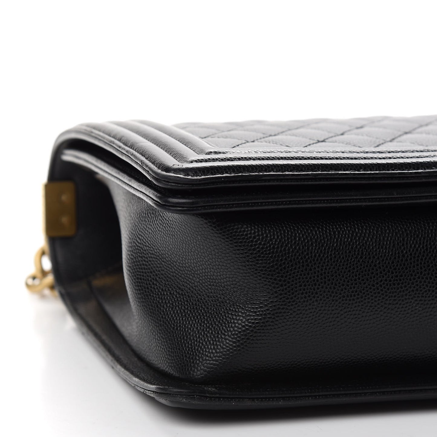 Caviar Quilted New Medium Boy Flap Black