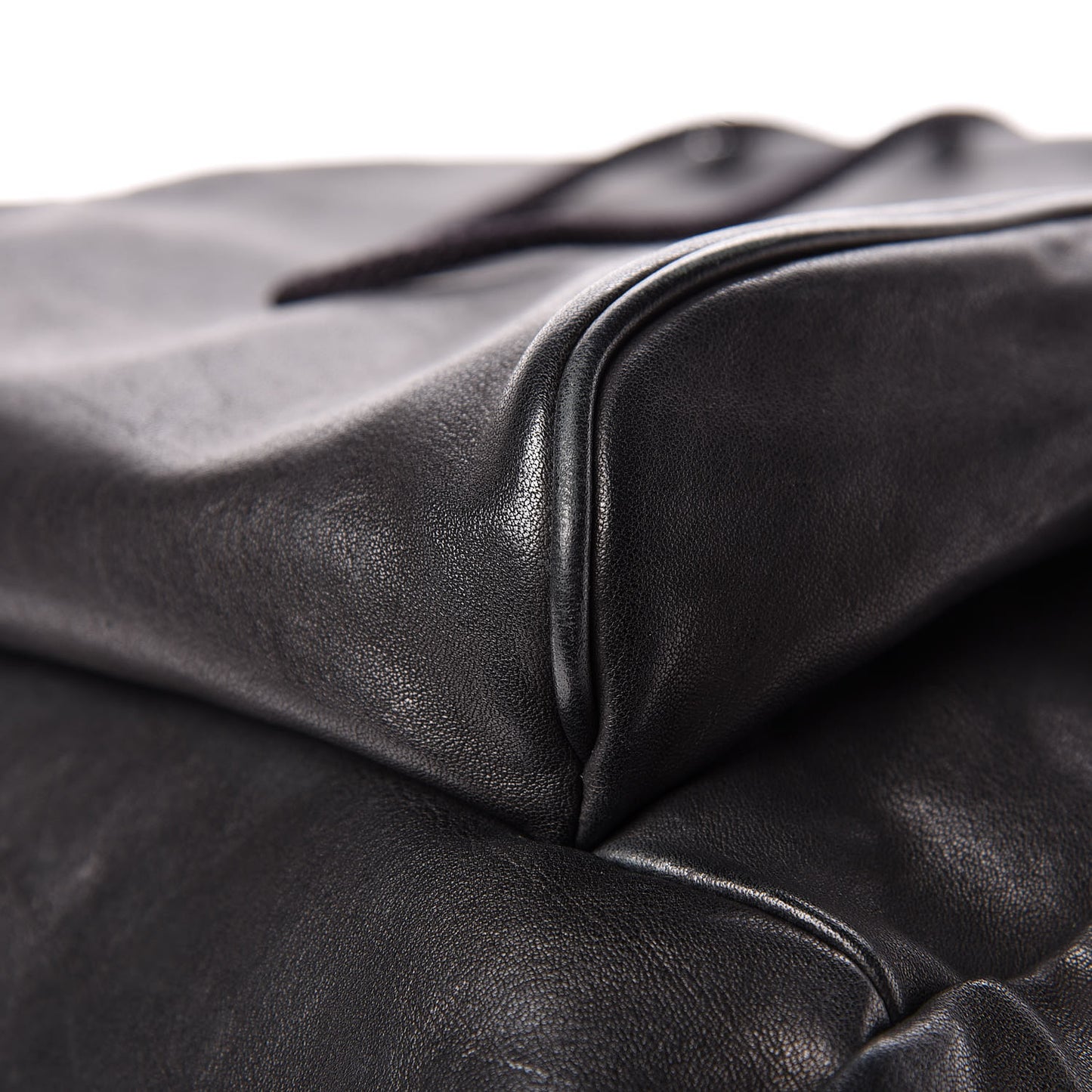 Calfskin Delave Backpack Black
