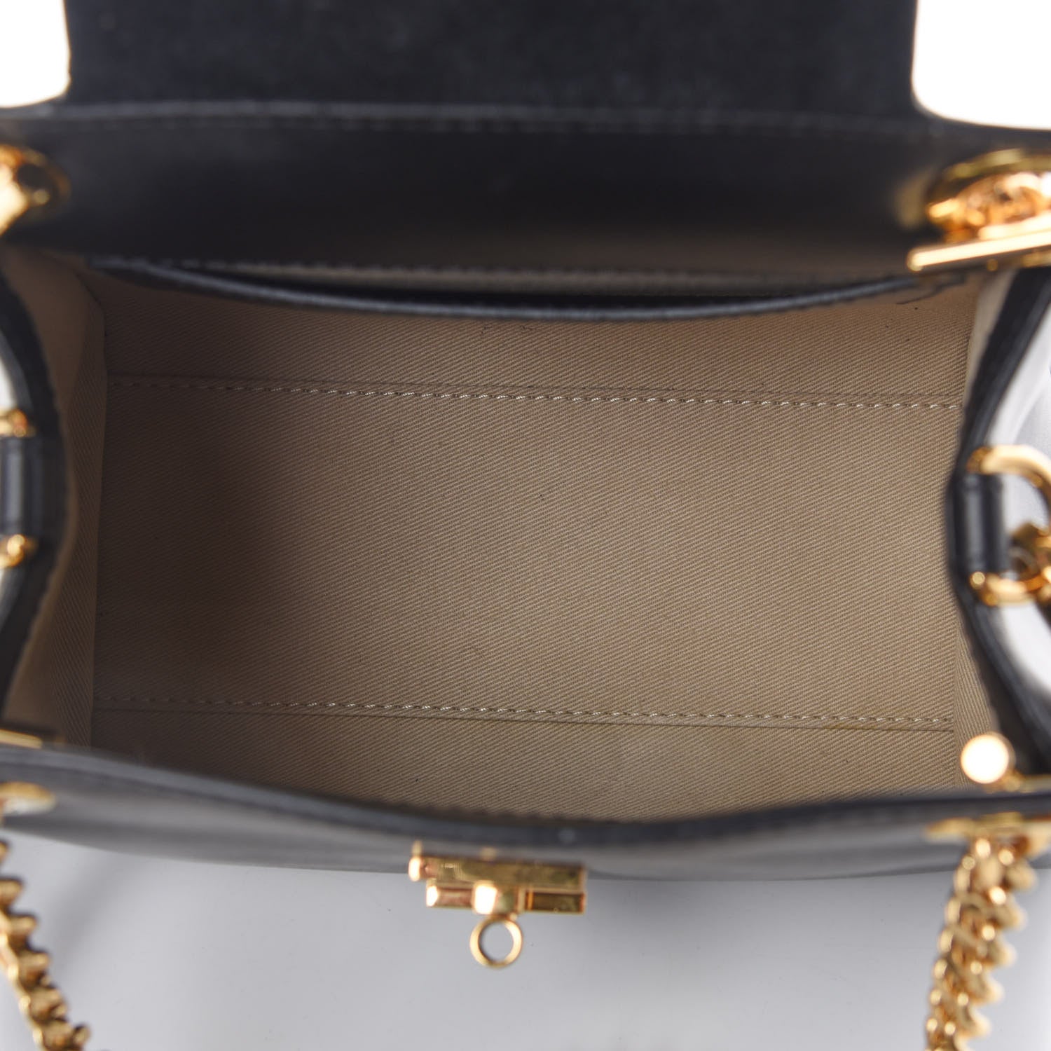 Chloe Shiny Calfskin Mini Annie Shoulder Bag Black 5 of 11