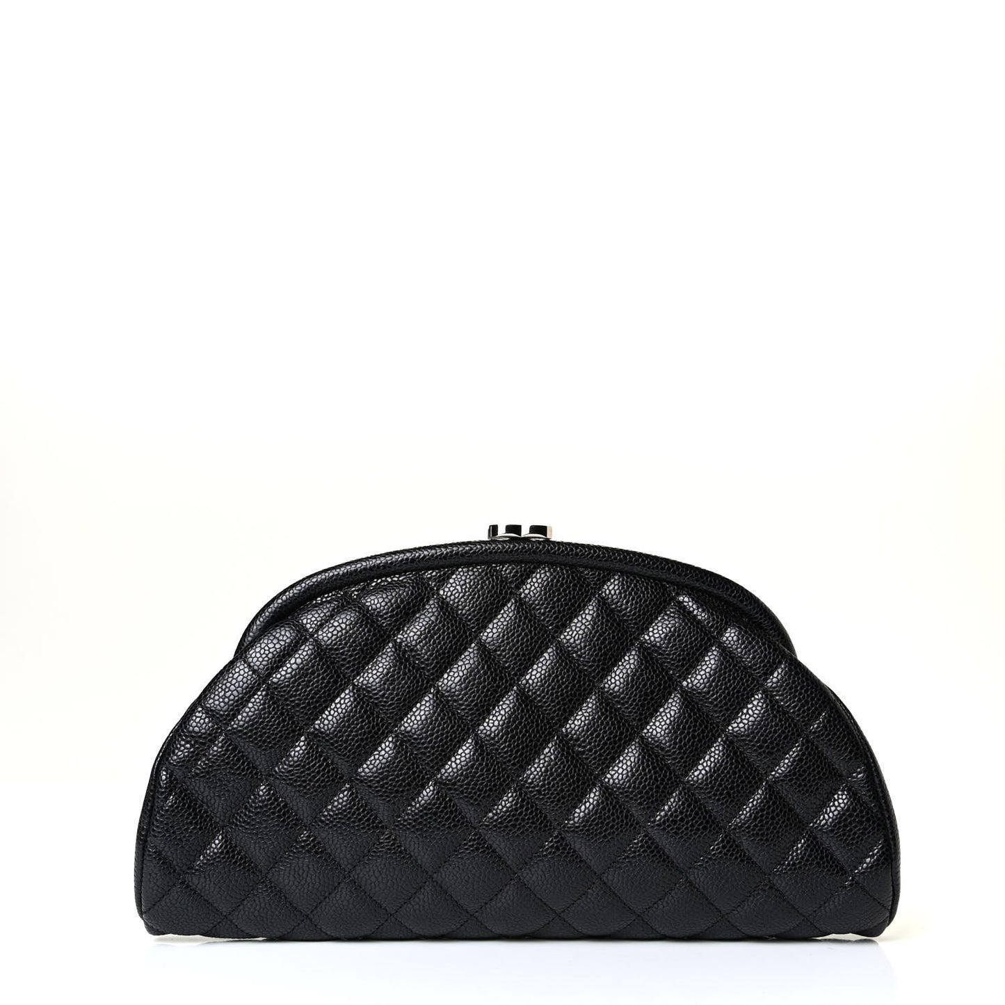Caviar Quilted Timeless Clutch Black