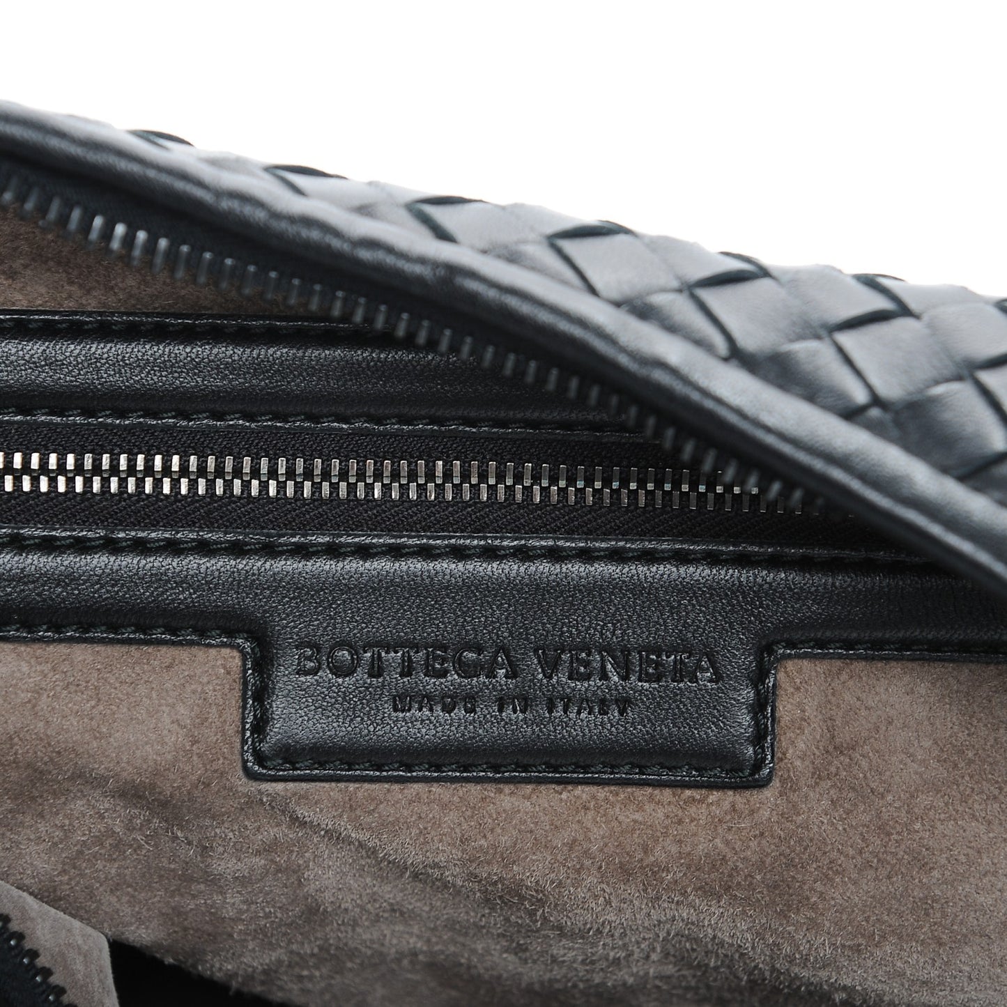 Nappa Intrecciato Large Belly Veneta Hobo Nero Black