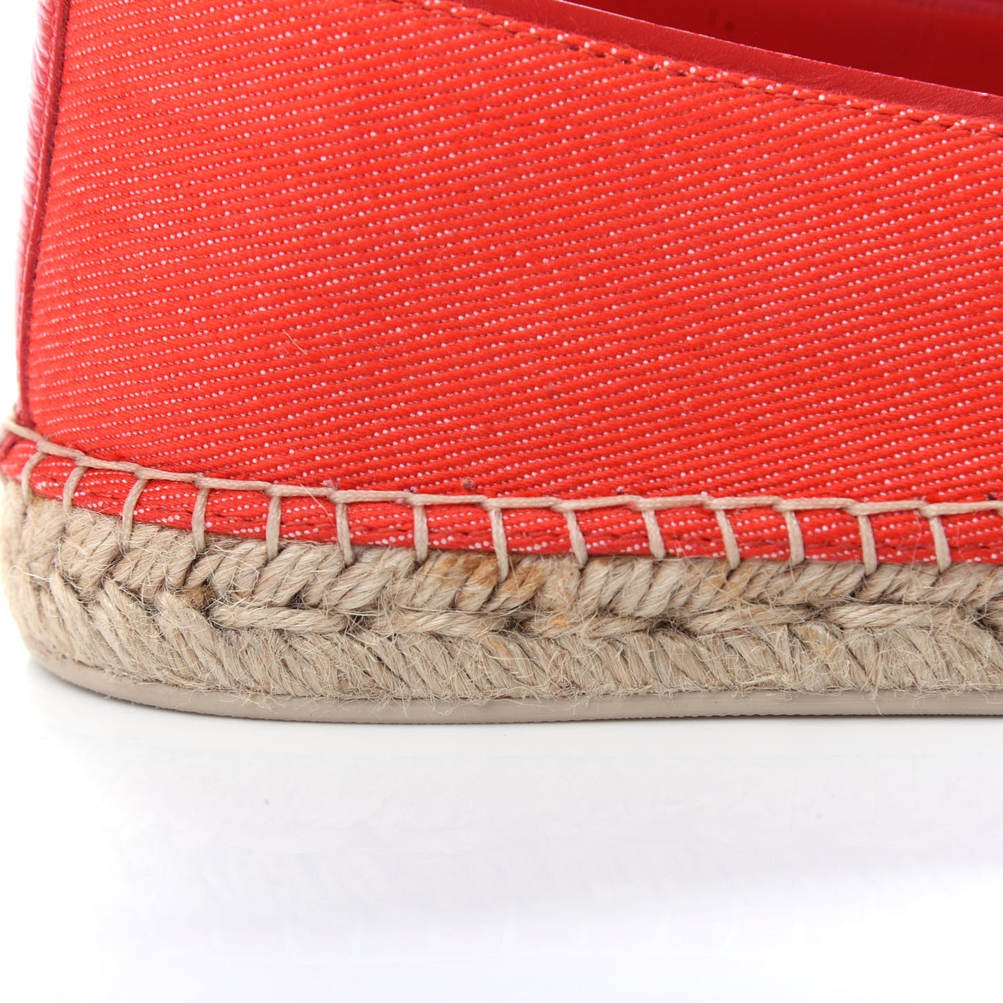 Canvas Waterfall Espadrille 40 Rouge