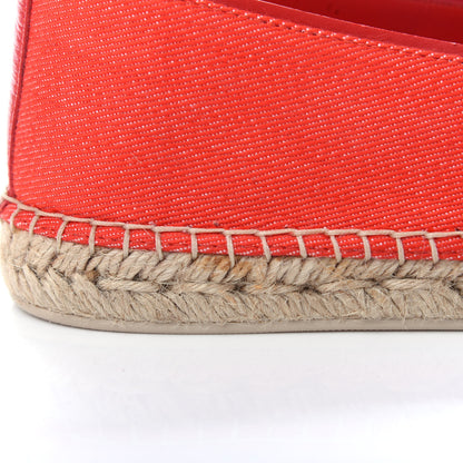 Louis Vuitton Canvas Waterfall Espadrille 40 Rouge 12 of 13