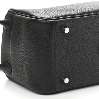 Hermes Taurillon Clemence Lindy 26 Black 10 of 12