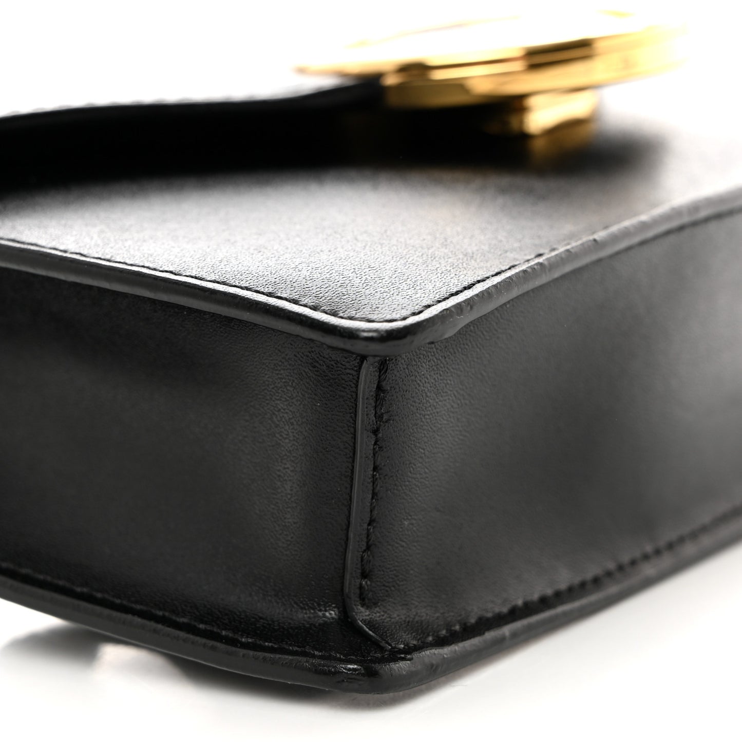 Vitello Liberty Lucido F is Fendi Envelope Belt Bag Black